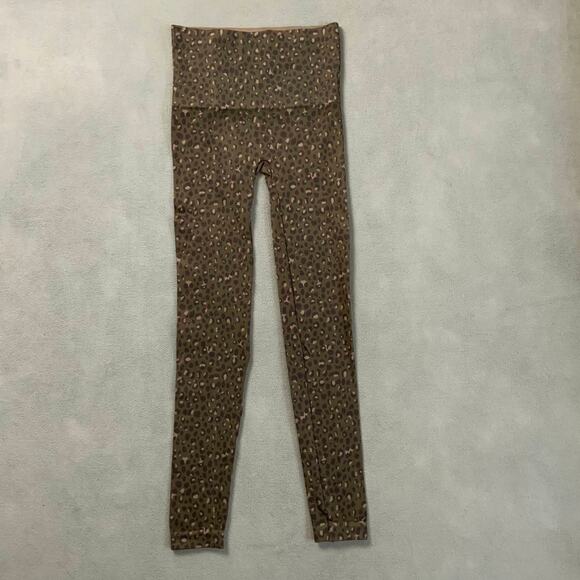 SPANX Leopard Look at Me Now Leggings Activewear Loungewear‎ Small FL3515 $68 - Picture 2 of 7